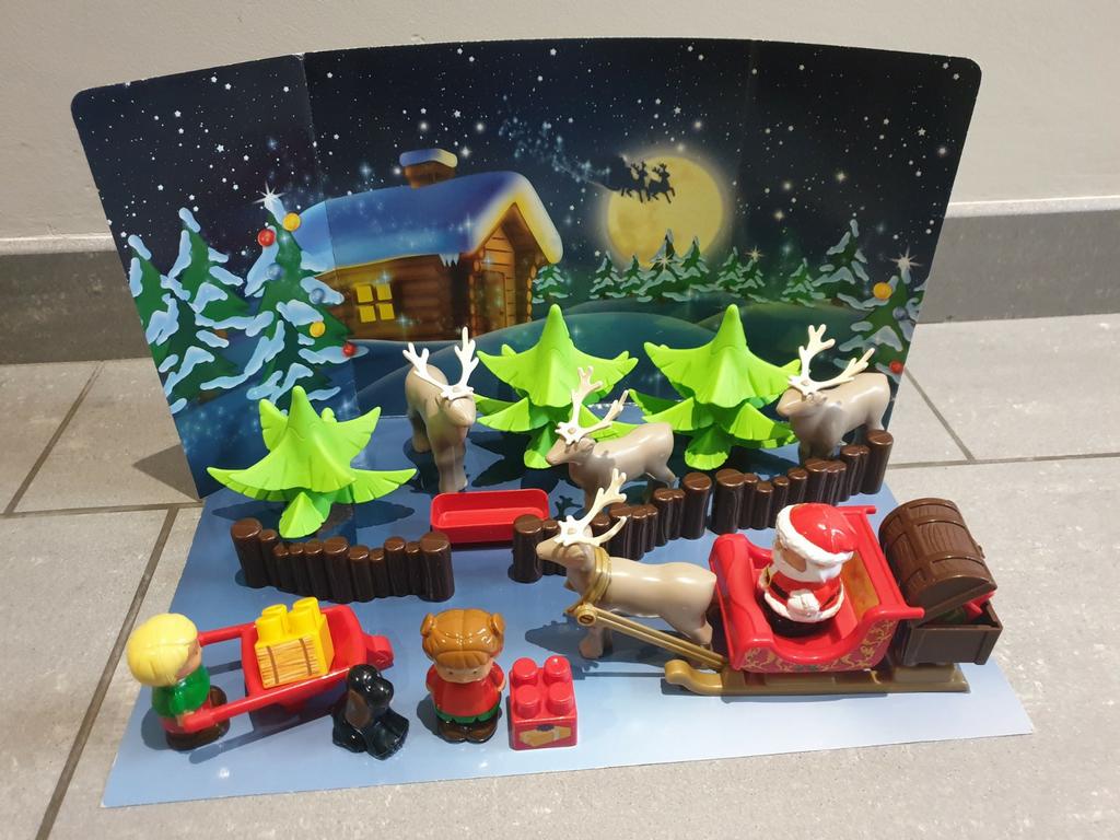 Adventskalender Abrick blokken kerst, Kinderen en Baby's, Speelgoed | Duplo en Lego, Gebruikt, Ophalen of Verzenden