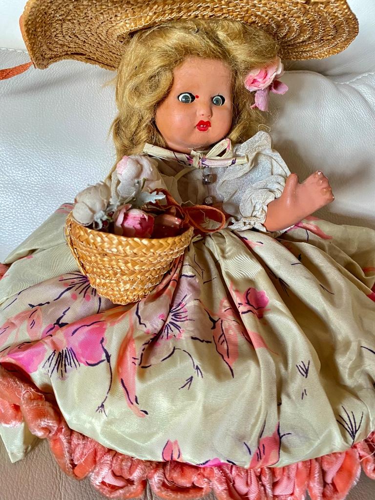 Collection: poupée en porcelaine 30 cm, Collections, Enlèvement ou Envoi, Utilisé, Poupée