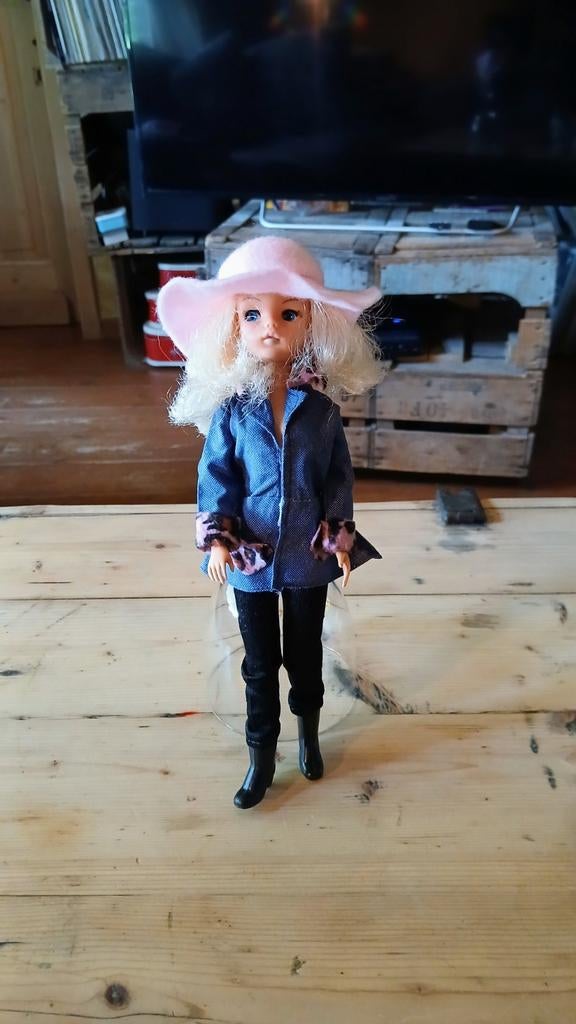 Prachtige Sindy pop, Verzamelen, Poppen, Ophalen of Verzenden, Zo goed als nieuw, Pop