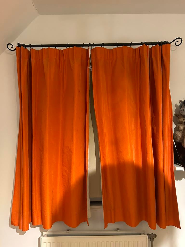 Rideaux et barre de rideau, Autres couleurs, 100 à 150 cm, Enlèvement, Utilisé