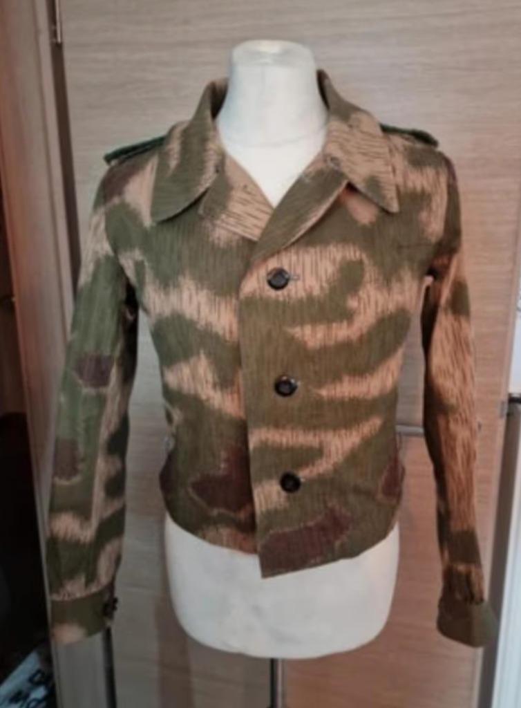 Vareuse camo Luft Felddivision WW2, Collections, Enlèvement ou Envoi