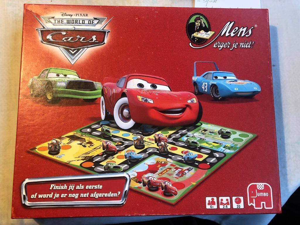 Mens erger je niet: Disney Cars, Hobby en Vrije tijd, Gezelschapsspellen | Bordspellen, Drie of vier spelers, Ophalen of Verzenden