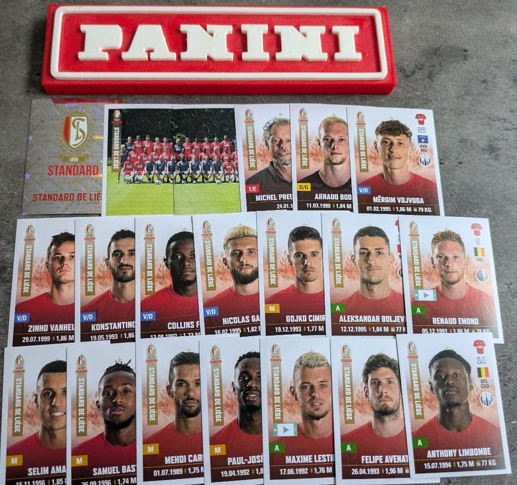 Lot de 20 autocollants de foot  PANINI STANDARD CL 2019/20, Enlèvement ou Envoi, Neuf