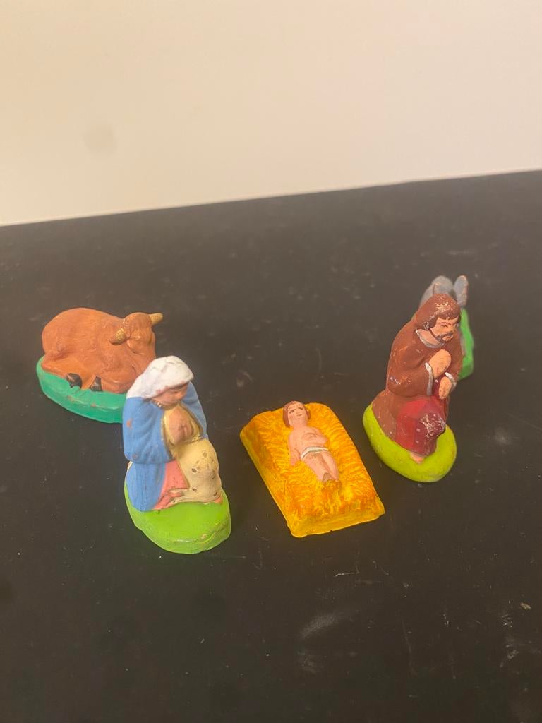 Authentieke Santons uit de Provence kerststal set., Collections, Enlèvement ou Envoi