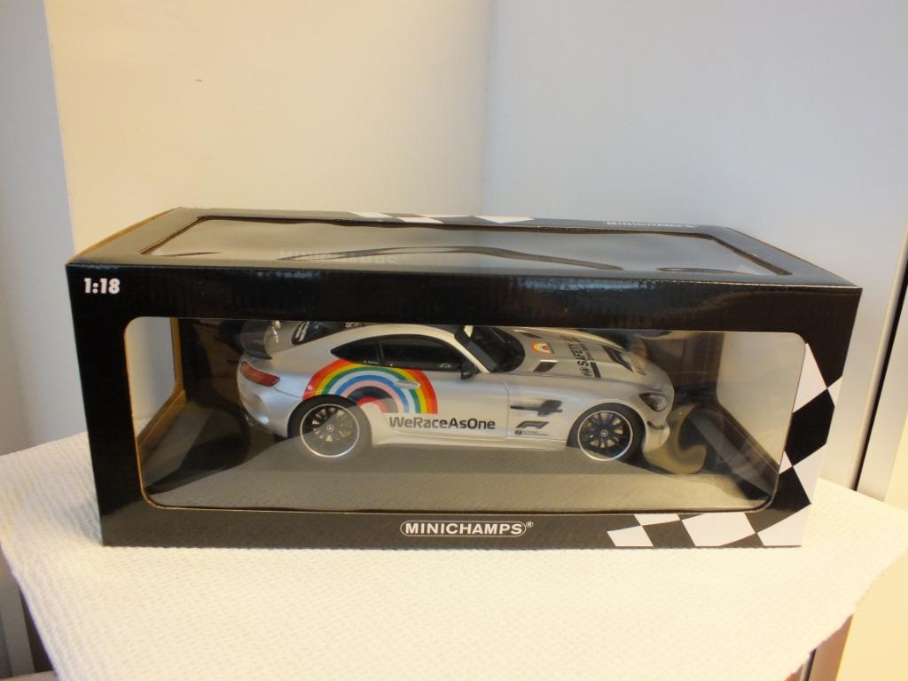 VOITURE DE SÉCURITÉ MINICHAMPS 1/18 MERCEDES AMG GTR 2020 F1, Enlèvement ou Envoi, Neuf, Voiture, MiniChamps