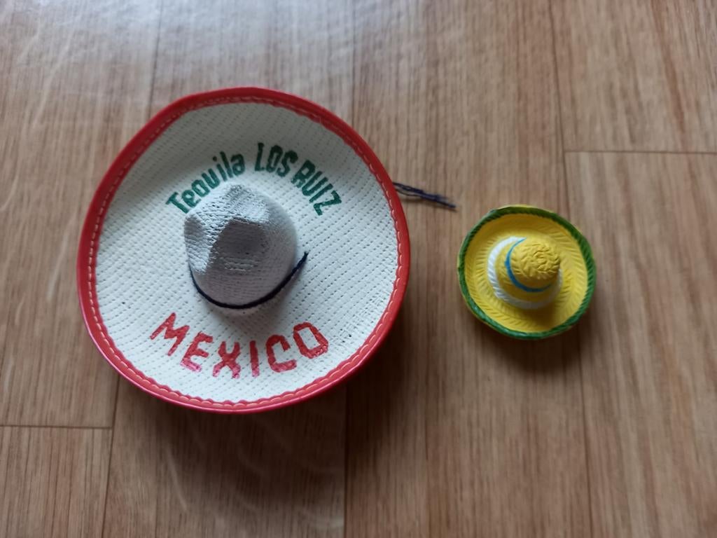 2 CHAPEAUX MEXICAINS >TEQUILA, Collections, Marques de bière, Enlèvement ou Envoi, Comme neuf