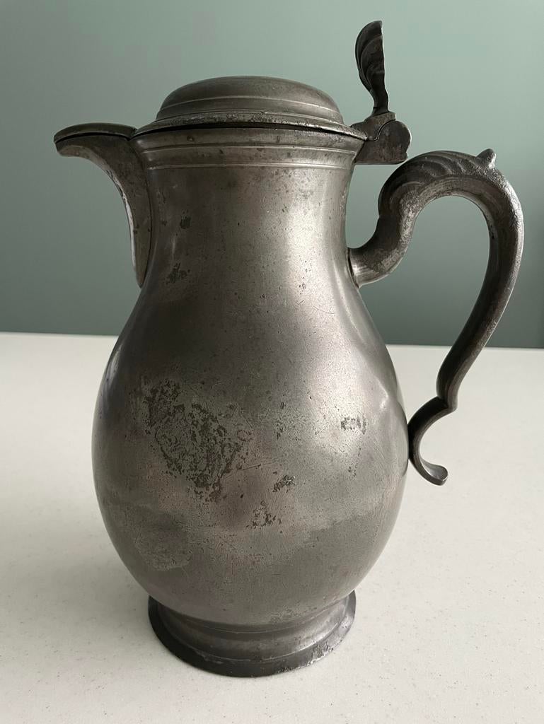 Tin koffiepot, Antiek en Kunst, Ophalen of Verzenden