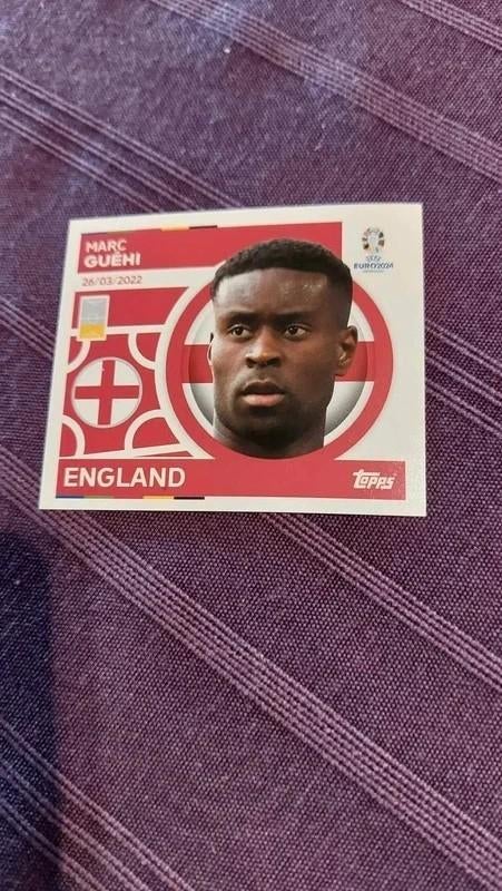 Topps / Sticker / Marc Guéhi / Engeland / Euro 2024, Verzenden, Nieuw, Poster, Plaatje of Sticker