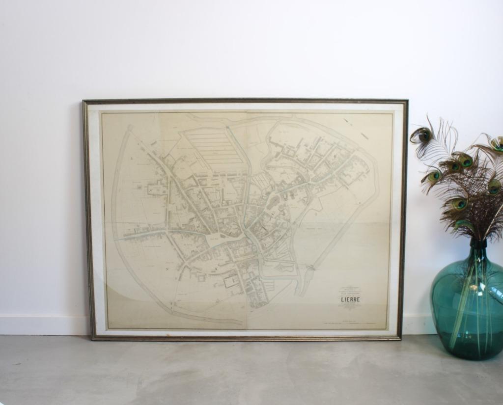 Popp-kaart Lier, 19eeuw, Ophalen