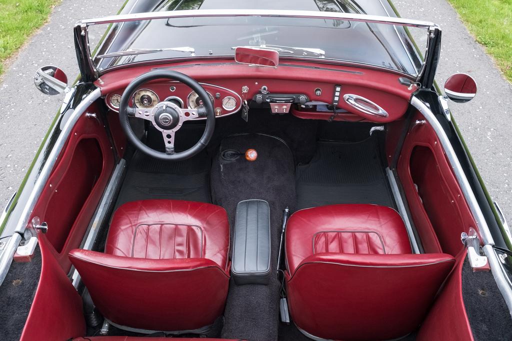 Austin Healey 3000 - 1960, Auto's, 4 zetels, Achterwielaandrijving, Cabriolet, Zwart