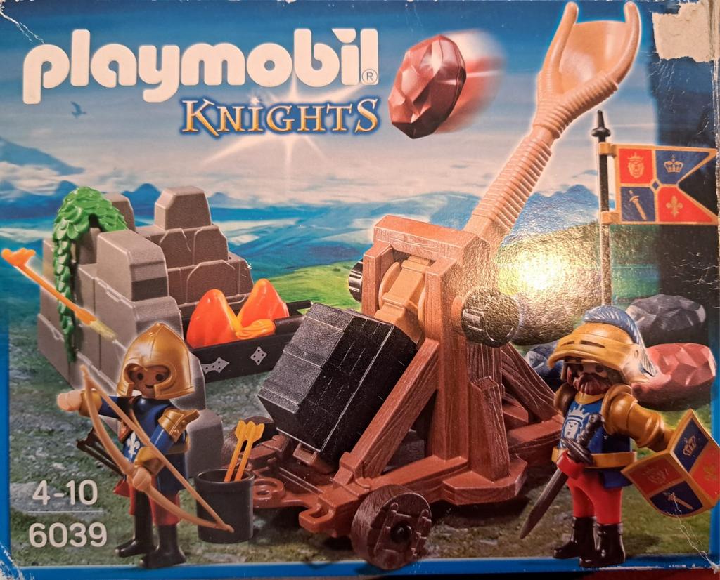 Playmobil Knights 6039 catapult van de leeuwenridders, Kinderen en Baby's, Speelgoed | Playmobil, Ophalen