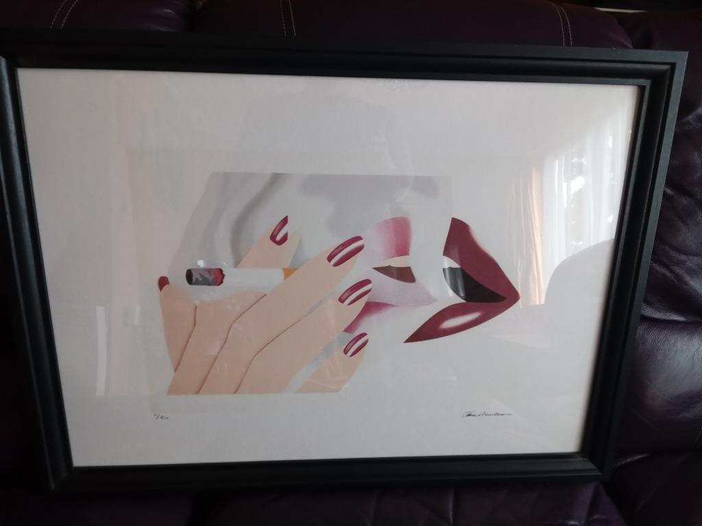 Lithografie „Smoker” van Tom Wesselmann, Antiek en Kunst, Kunst | Litho's en Zeefdrukken, Ophalen