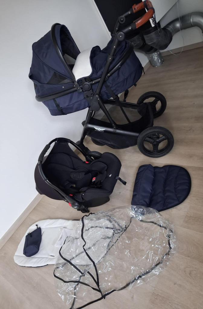 Kinderwagen, Maxi-Cosi + buggy | Topstaat, Gebruikt, Verstelbare duwstang, Ophalen, Kinderwagen