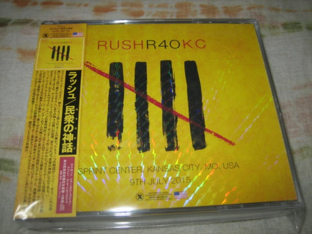 3 CD's - RUSH - R40KC - Kansas City 2015, Verzenden, Nieuw in verpakking, Poprock