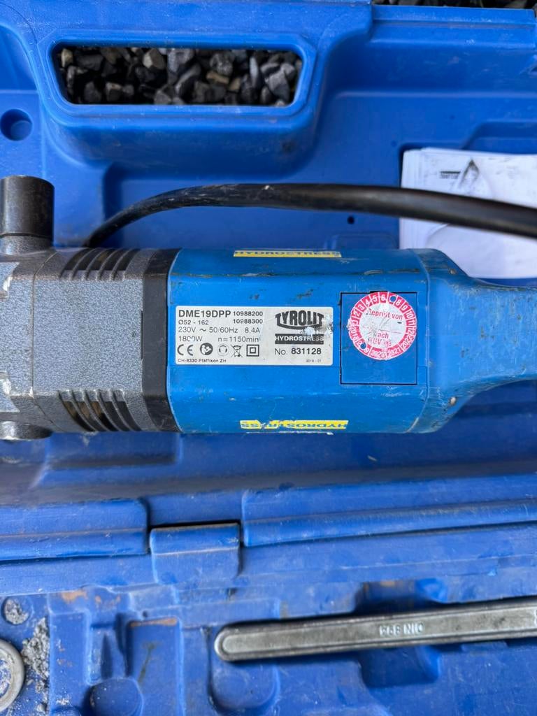 Perceuse à diamant sec Tyrolit, Bricolage & Construction, Outillage | Foreuses, Enlèvement, Comme neuf, Perceuse