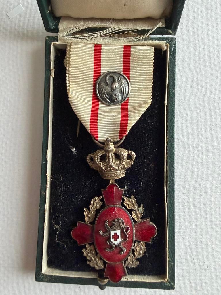 Militair Bloedgevet, Verzamelen, Militaria | Algemeen, Ophalen of Verzenden, Landmacht, Lintje, Medaille of Wings