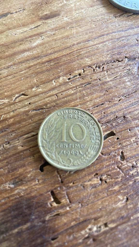 Pièce française de 10 centimes ancienne, Enlèvement ou Envoi, 10 centimes