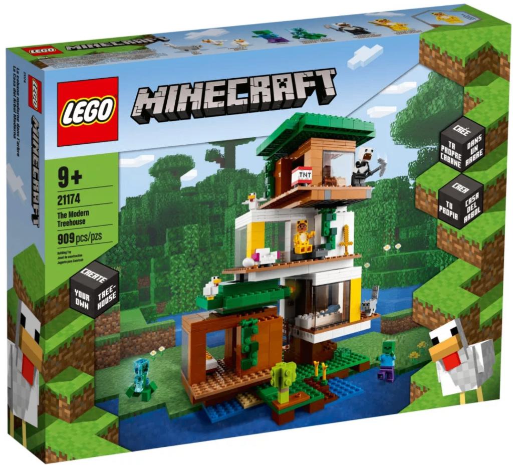 LEGO 21174 Minecraft The Modern Treehouse – Neuf – Retired, Kinderen en Baby's, Speelgoed | Duplo en Lego, Nieuw, Lego, Complete set