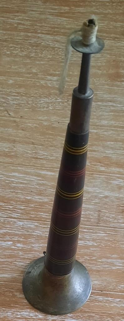 Indisch blaasinstrument 'horanava', Musique & Instruments, Instruments à vent | Autre, Utilisé, Autres, Enlèvement