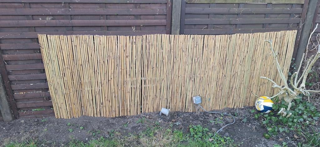 Bamboemat 1m x3m, Tuin en Terras, Schuttingen, Ophalen