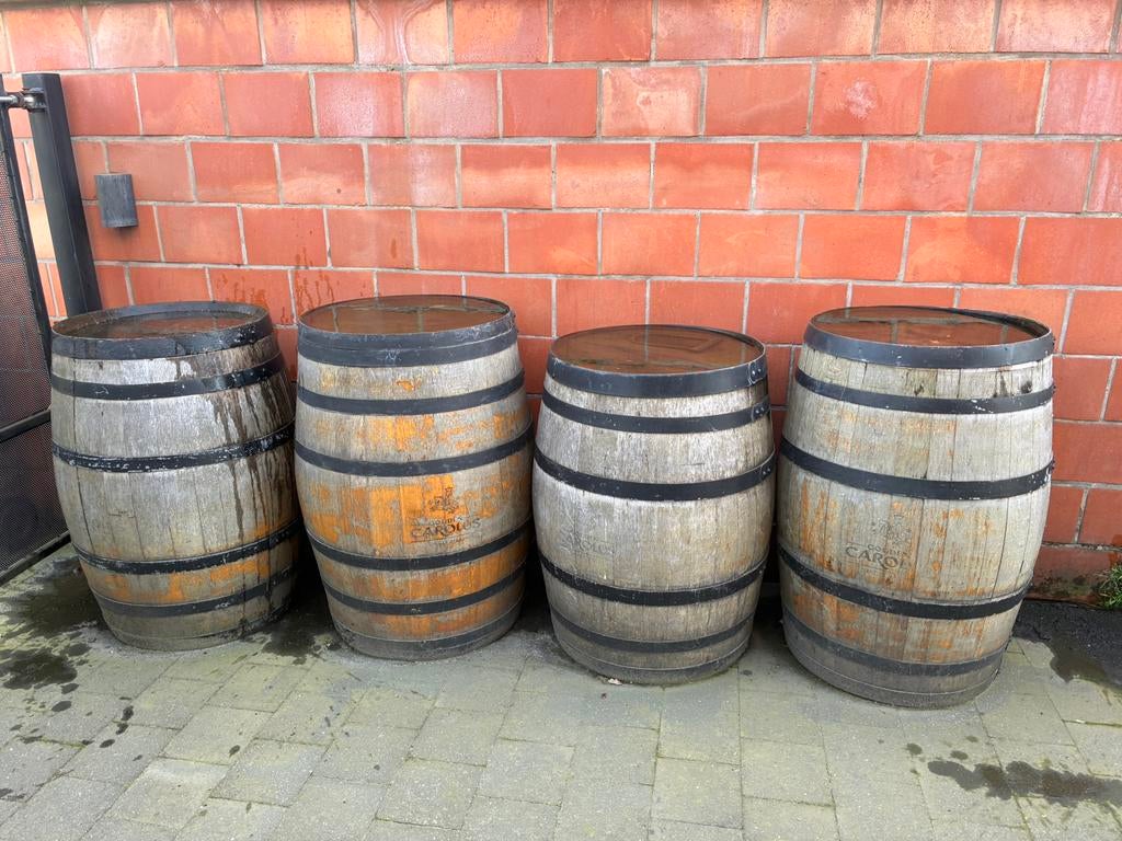 4 oude Gouden Carolus biertonnen, Ophalen, Gebruikt