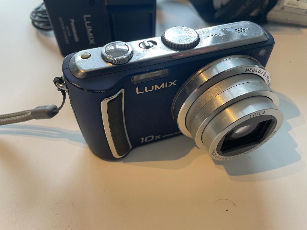 Digitale Camera Lumix DMC-TZ5 + Olympus C750, Enlèvement, Utilisé, Compact, Olympus