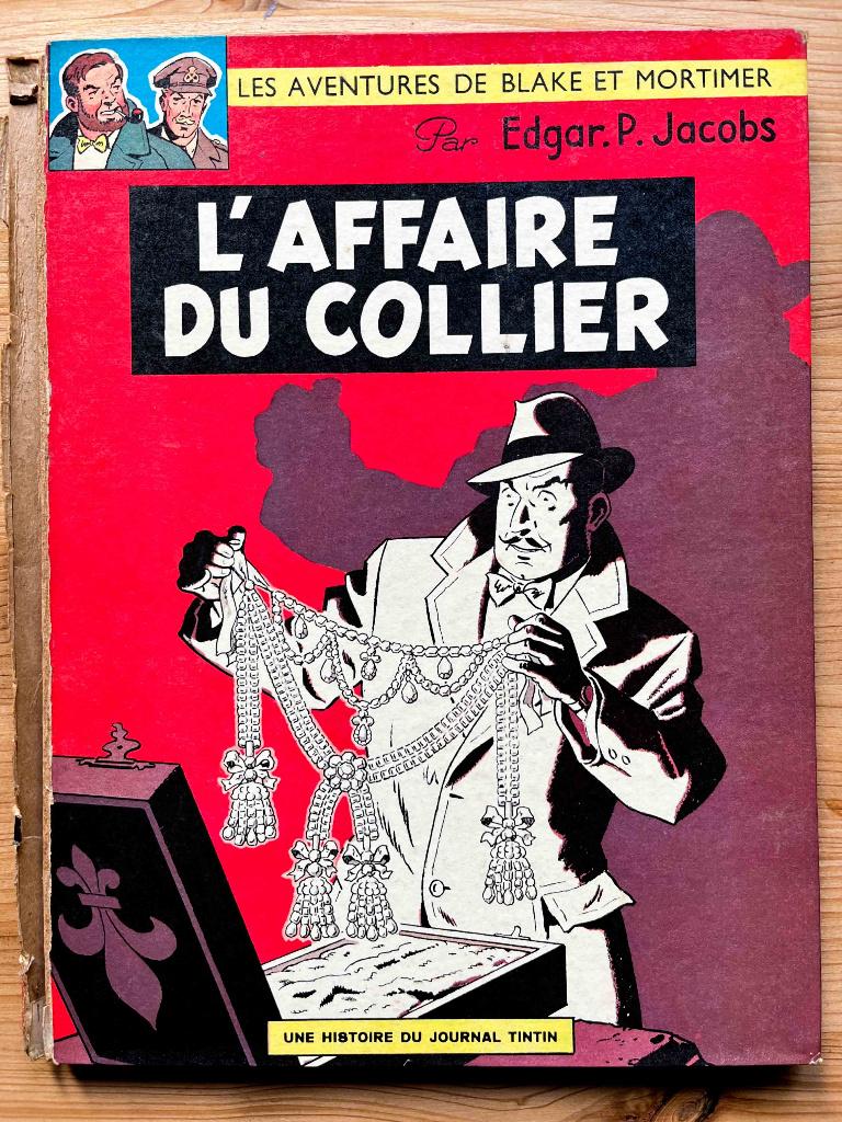 De halskettingkast van Edgar P. JACOBS 1967, Boeken, Stripverhalen, Gelezen, Edgar P. Jacobs, Eén stripboek, Ophalen of Verzenden