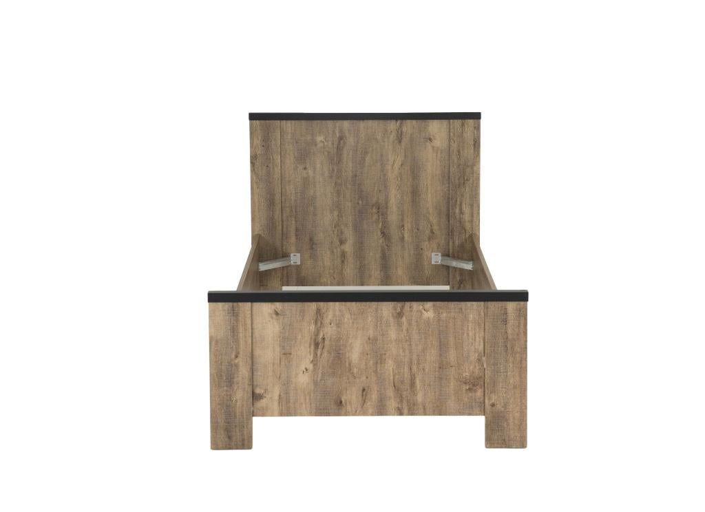 Lit 1 personne, 90 cm, Une personne, Brun, Enlèvement