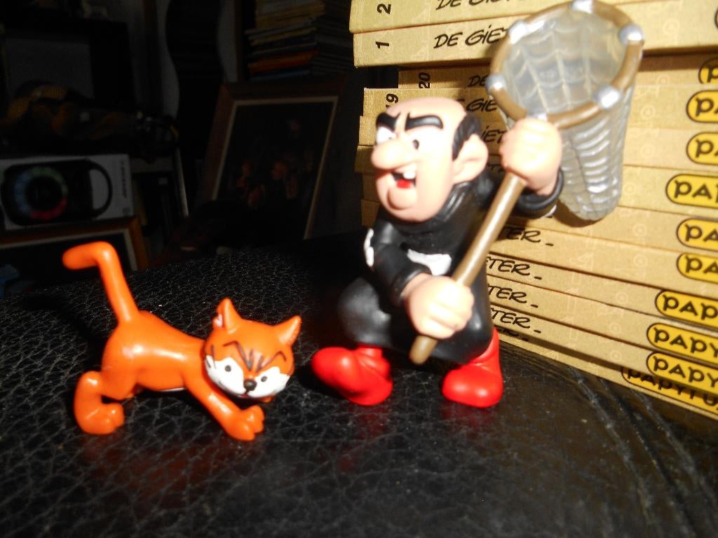 Gargamel filet+ Azrael ( Schleich), Verzamelen, Smurfen, Ophalen of Verzenden, Gargamel