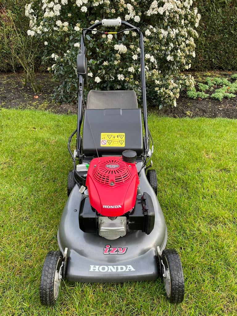 Grasmachine Honda zelftrekker, mulcher, elektrisch starten., Tuin en Terras, Ophalen, Zo goed als nieuw, Elektrische starter
