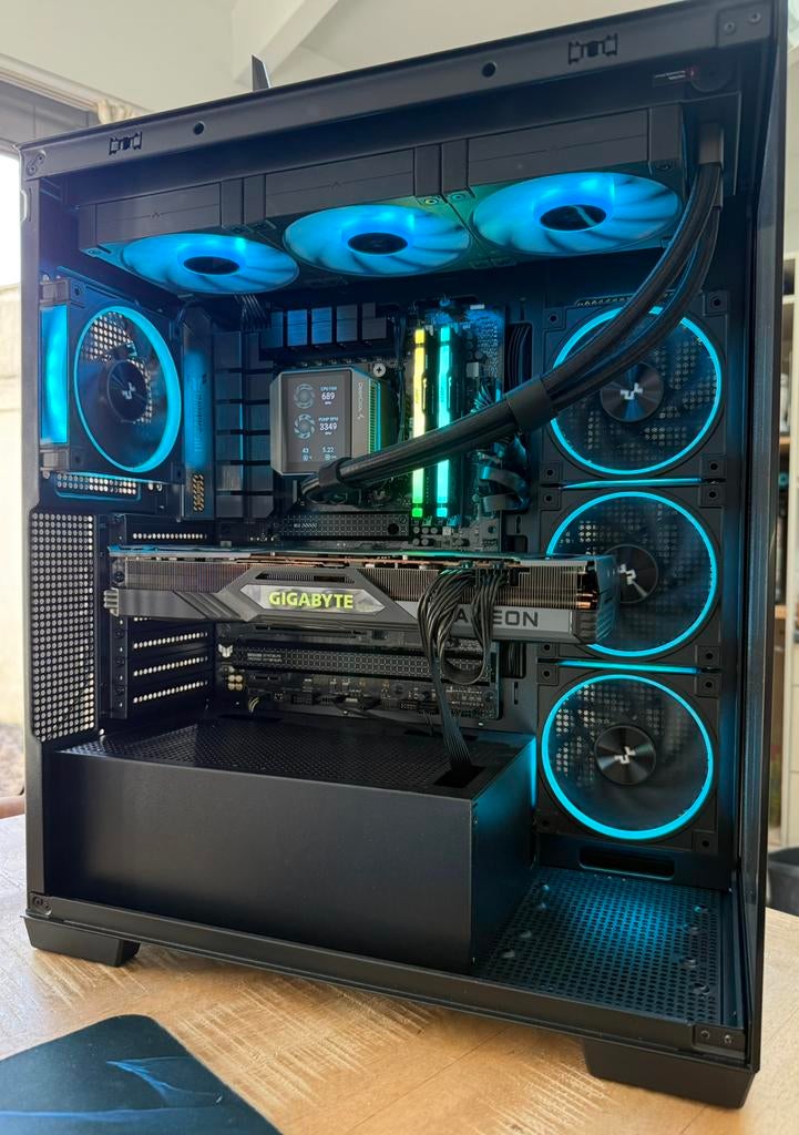 Ryzen 7 gaming pc 9800x3d rx 7900xtx, Computers en Software, Desktop Pc's, Ophalen, Zo goed als nieuw, Gaming, SSD