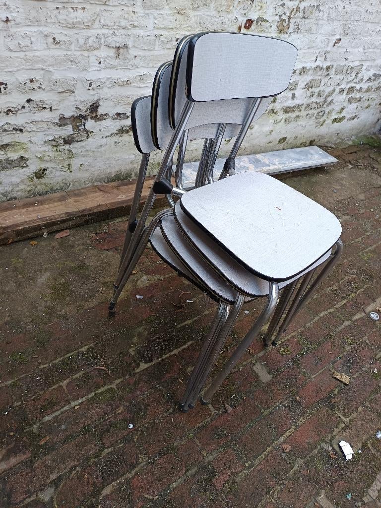 Chaise formica, Bois, Autres couleurs, Style vintage Formica, Enlèvement