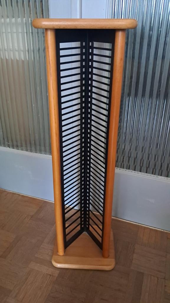 CD-rek, 78 cm hoog, 23 cm x 20 cm, Ophalen, Cd's