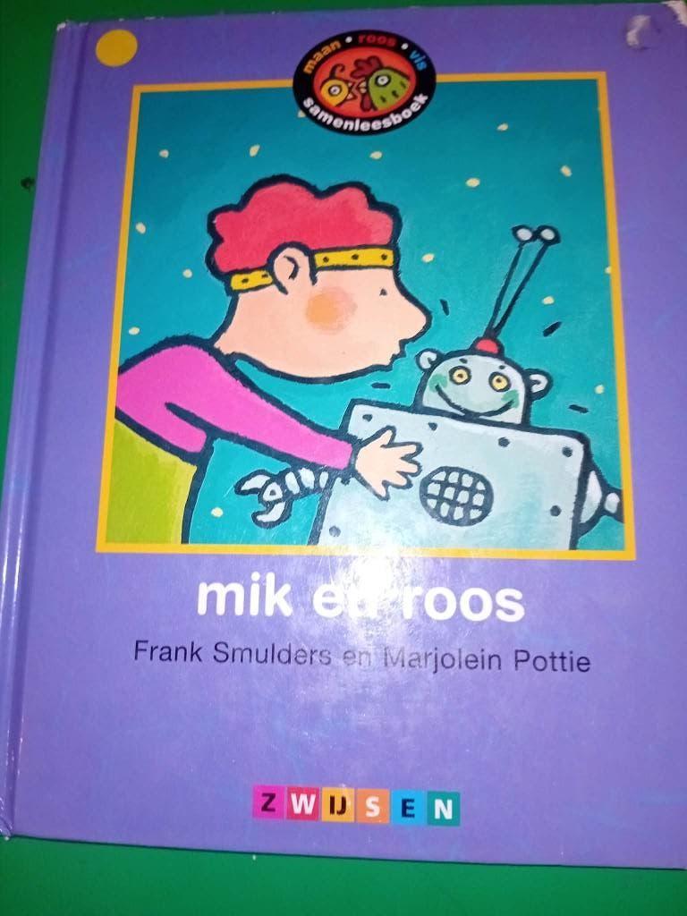 boek mik en roos, Gelezen, Ophalen of Verzenden, Frank smulders & marjolein pottie, 2 tot 3 jaar