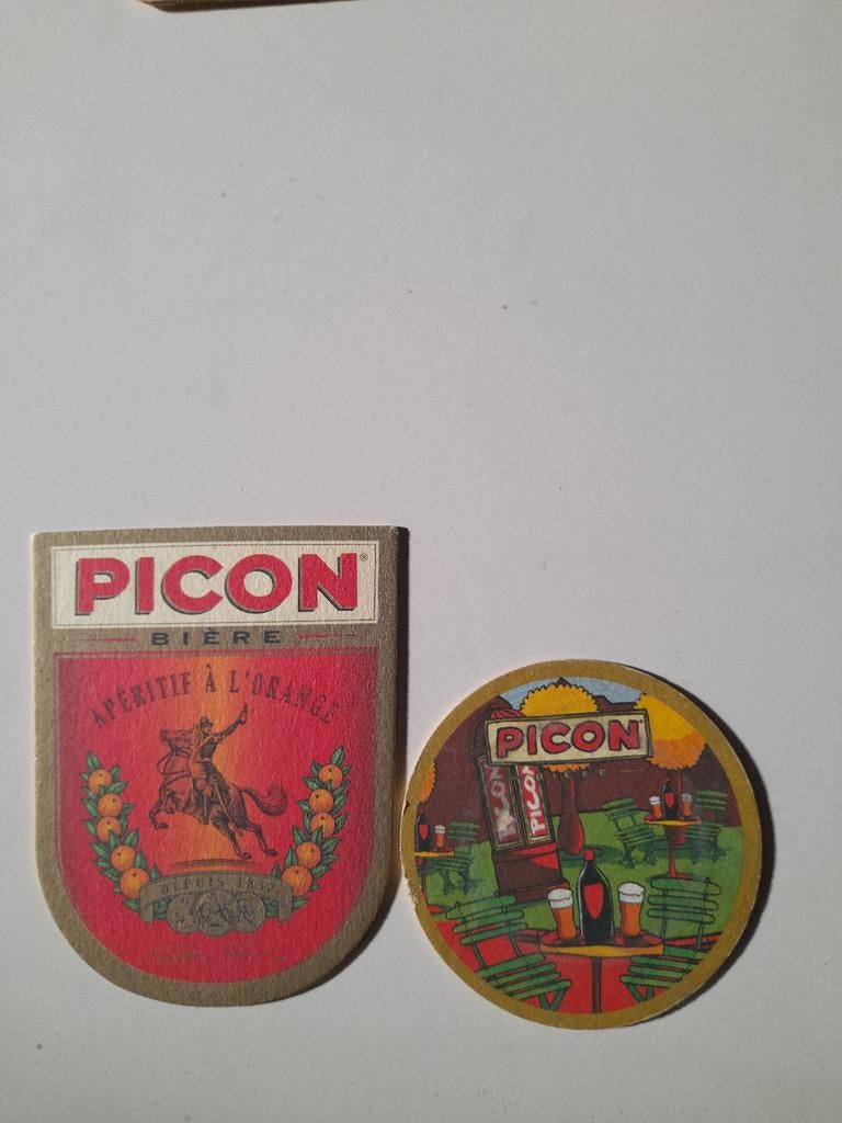 2 viltjes picon, Verzamelen, Ophalen of Verzenden, Viltje(s)