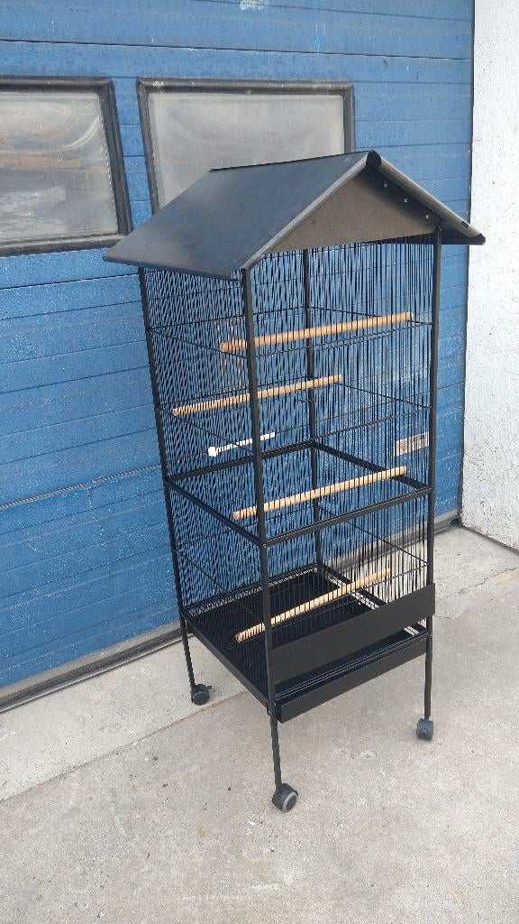 Volière grande et spacieuse Cage à oiseaux Transport gratuit, Animaux & Accessoires, Enlèvement, Utilisé, Métal, Volière