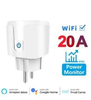 WiFi Slimme Stekker Smart Plug 20A - - met Spanningsmonitor, Ophalen of Verzenden, Nieuw