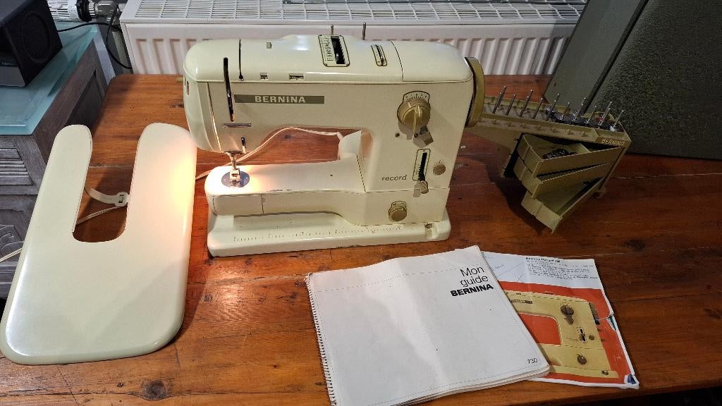 Bernina record 730 vintage naaimachine, Ophalen, Gebruikt, Naaimachine, Bernina
