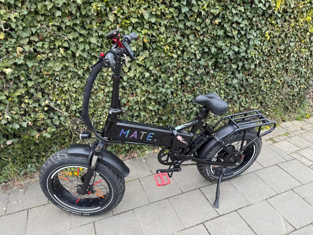 Mate bike X, Fietsen en Brommers, Fietsen | Vouwfietsen, 20 inch of meer, Gebruikt, Versnellingen, Deels opvouwbaar