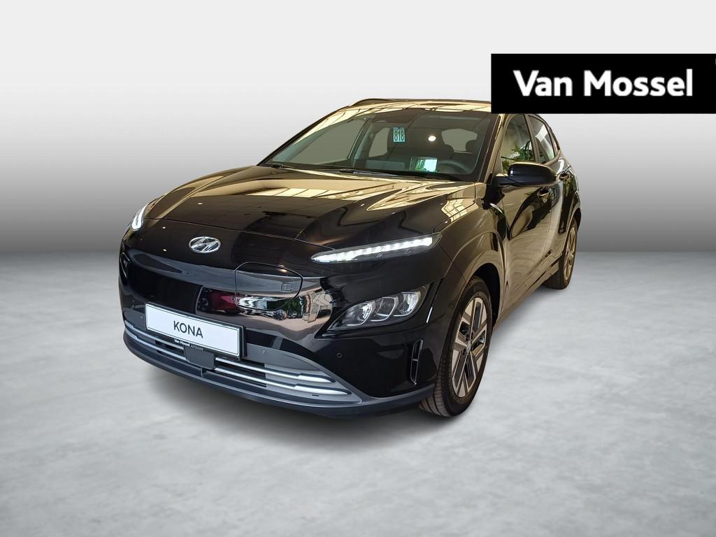 Hyundai Kona Electric Final Edition 64kWh, Auto's, Stof, Gebruikt, Zwart, Zwart