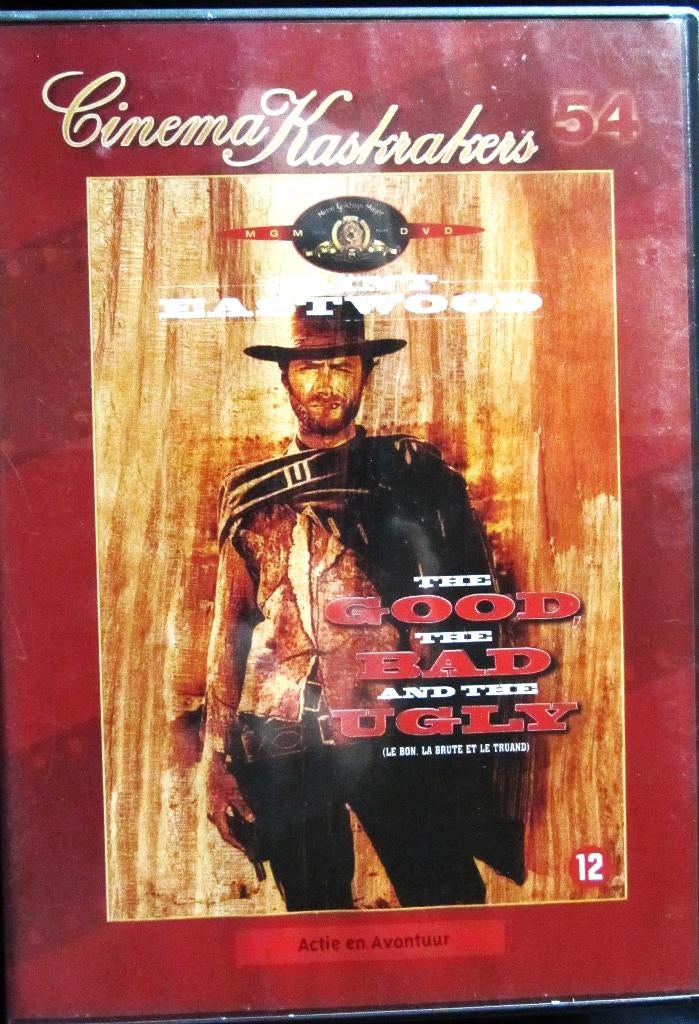 DVD WESTERN- THE GOOD THE BAD AND THE UGLY (CLINT EASTWOOD), Cd's en Dvd's, Alle leeftijden, Ophalen of Verzenden, Zo goed als nieuw