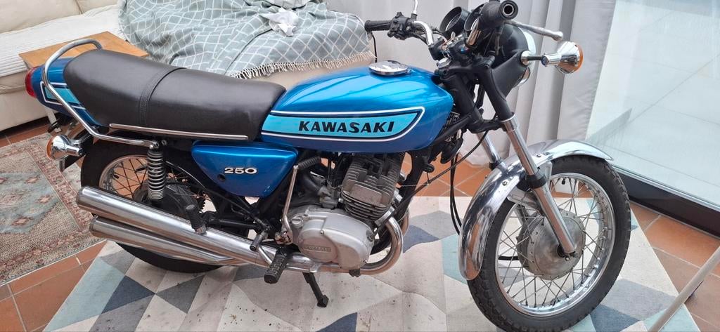kawasaki 250 cc (oldtimer), Motoren, 3 cilinders, Particulier, 249 cc, 12 t/m 35 kW
