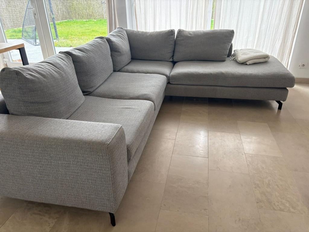 Zetel in hele goeie staat, Huis en Inrichting, Zetels | Zetels, Ophalen, Hoekbank, Zo goed als nieuw, Stof