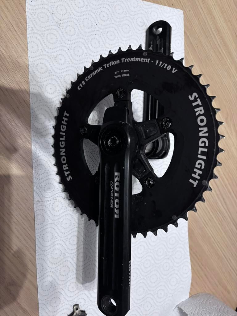 Powermeter, Fietsen en Brommers, Fietsonderdelen, Ophalen, Gebruikt, Crankstel of Pedalen
