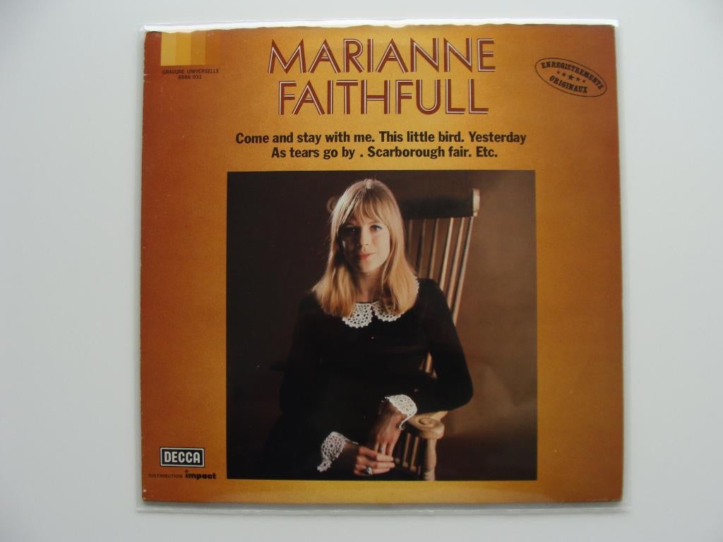 Marianne Faithfull – Come And Stay With Me, Ophalen of Verzenden, 12 inch, Poprock