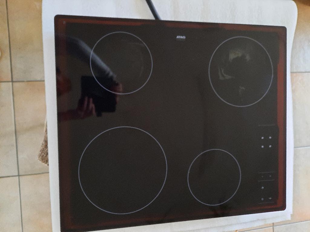ATAG Keramische Kookplaat (HL6271T), Ophalen, Gebruikt, Keramisch, 4 kookzones