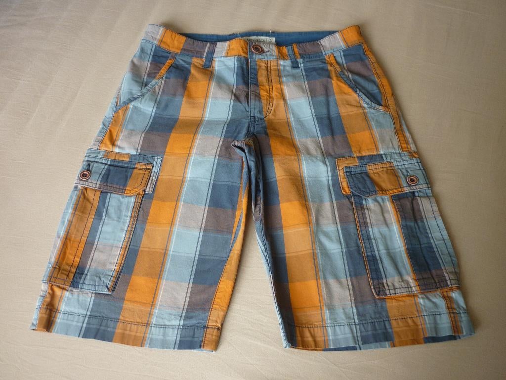 Geruite Cargo Bermuda JBC, Kleding | Heren, Ophalen of Verzenden, Zo goed als nieuw, JBC, Maat 48/50 (M)