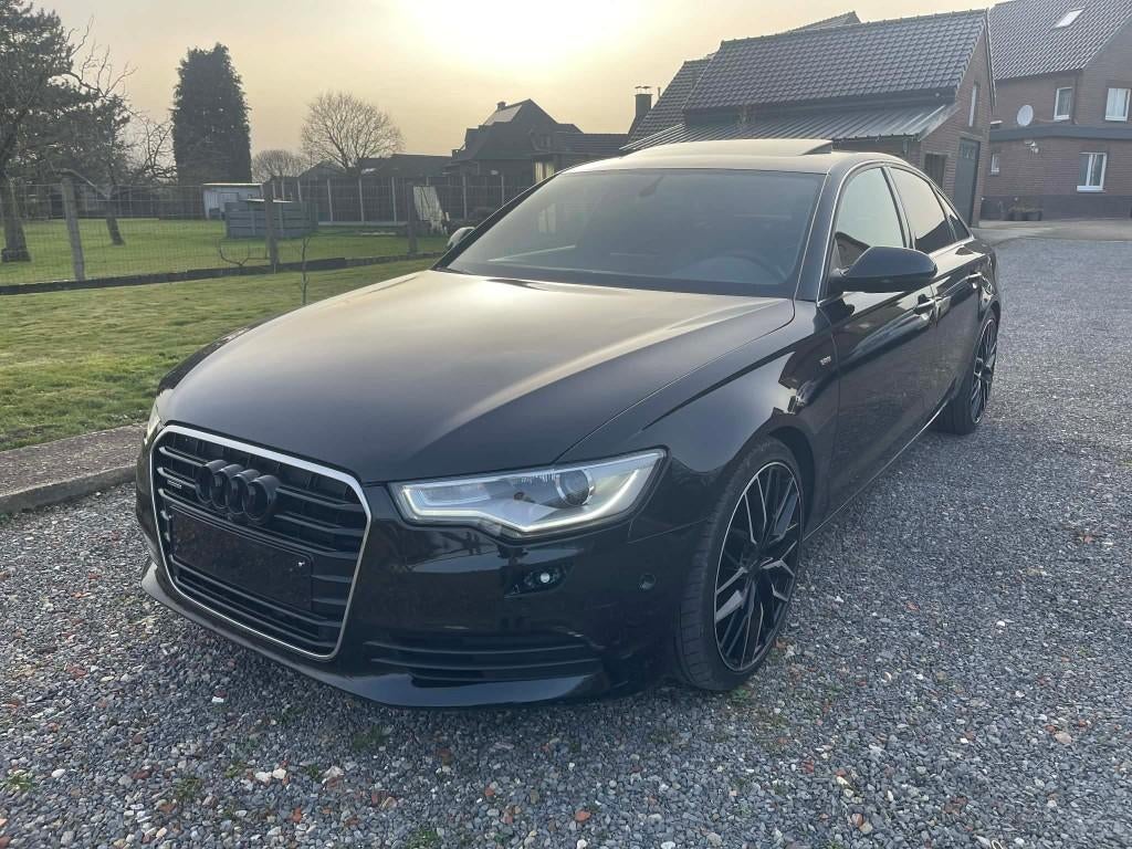 Audi A6 C7 Quattro 3,0 Tdi Automaat Gekeurd Voor Verkoop, Autos, Audi, Cuir, Euro 5, 4 portes, Noir