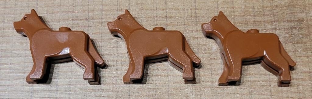 Lego: 3 hondjes, Ophalen of Verzenden, Zo goed als nieuw, Losse stenen, Lego