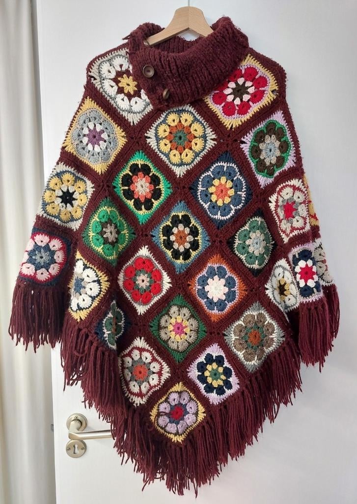 Poncho crocheté à la main, Kleding | Dames, Overige Dameskleding, Ophalen